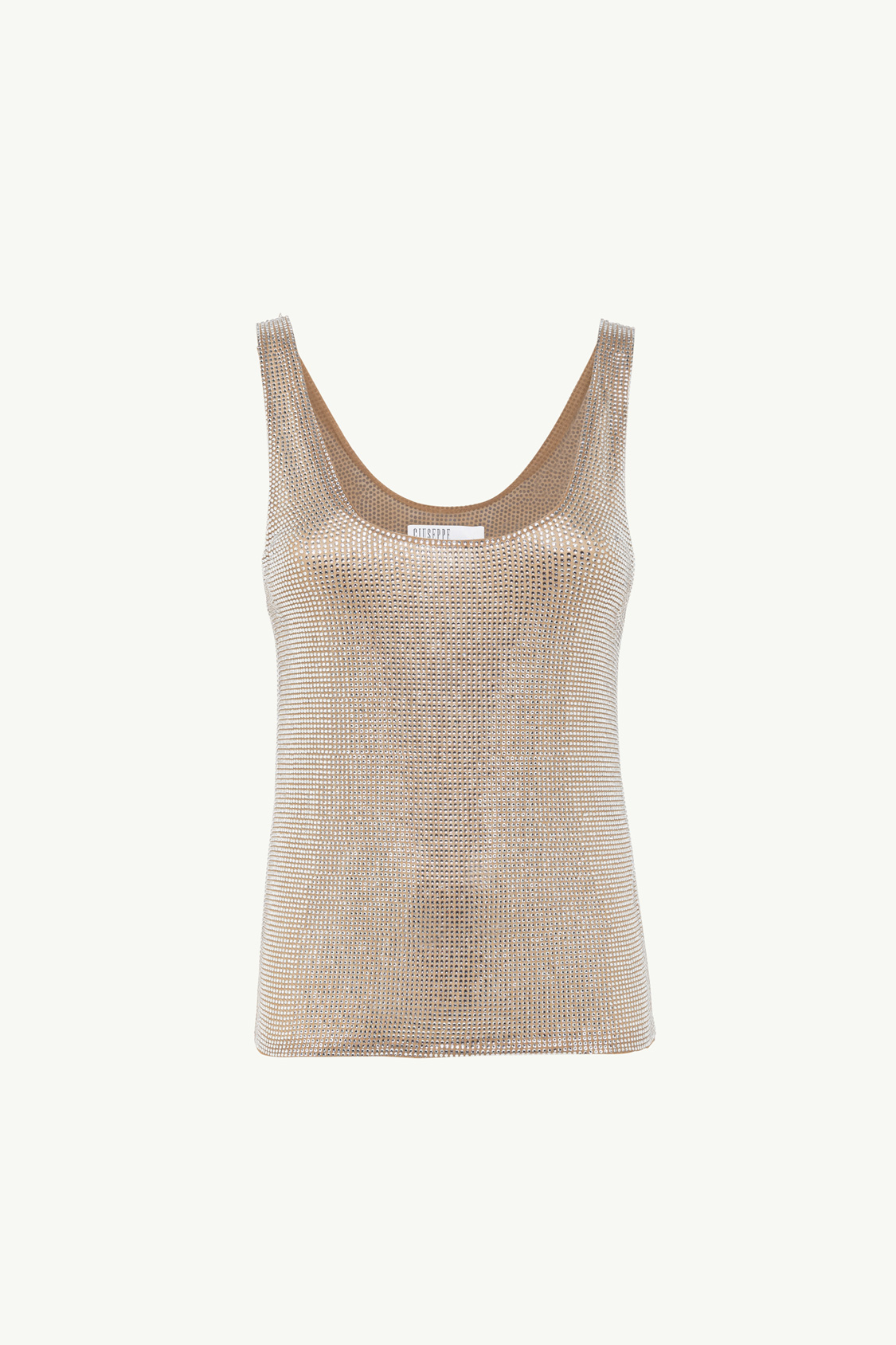 TANK TOP WITH CRYSTALS