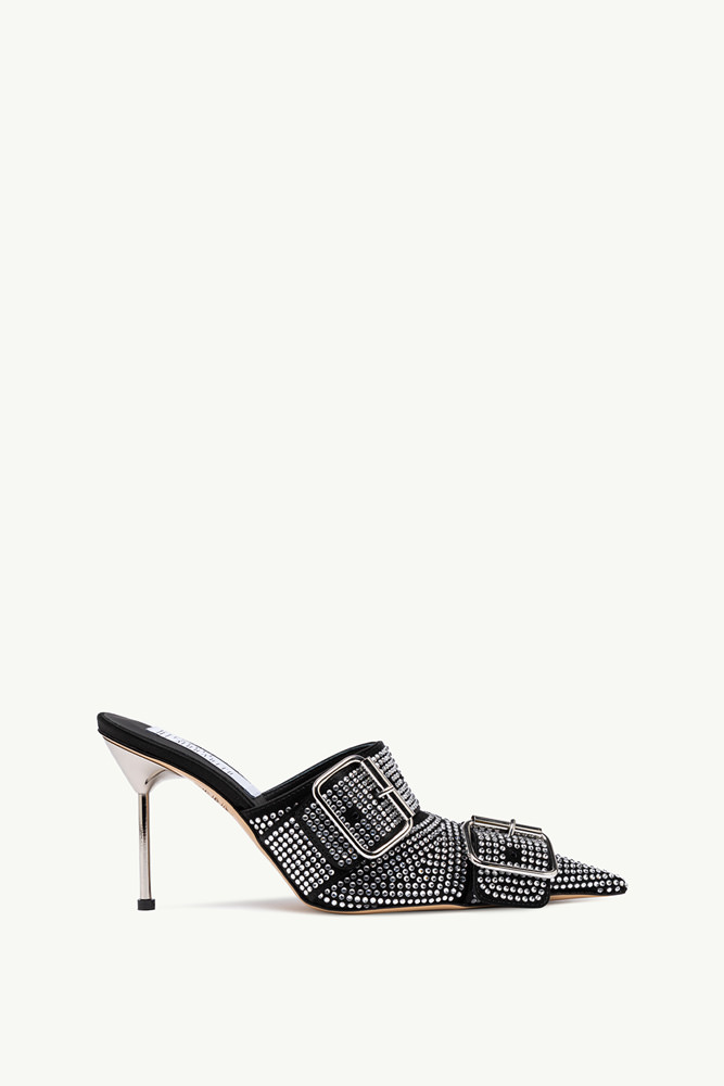 MULES WITH ALL-OVER RHINESTONES