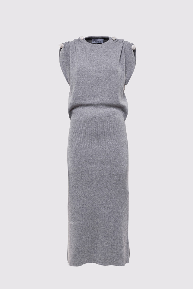 KNITTED LONG DRESS