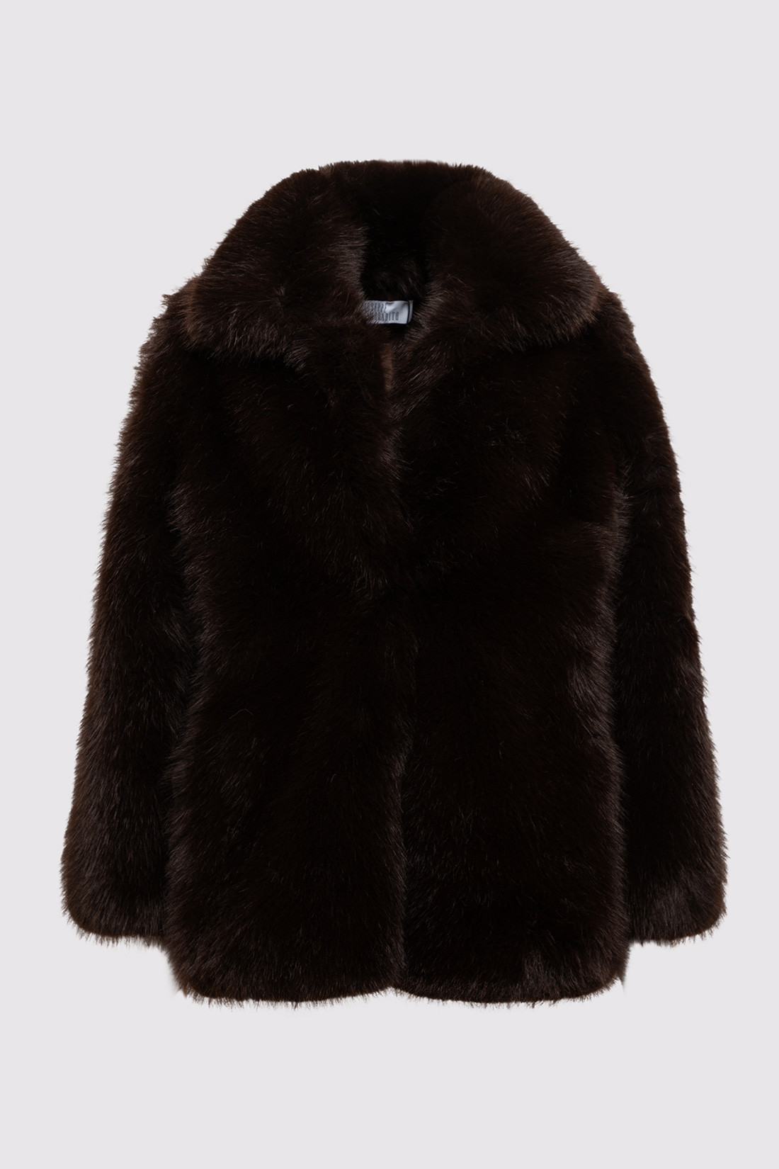 GIUSEPPE DI MORABITO: CROPPED BOMBER JACKET IN FAUX FUR
