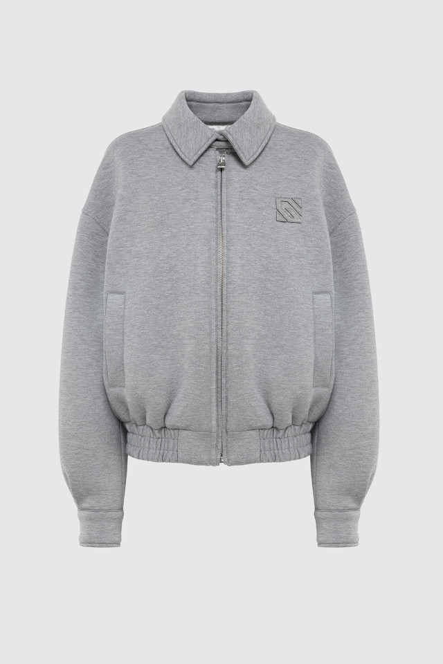 FLEECE BOMBER JACKET