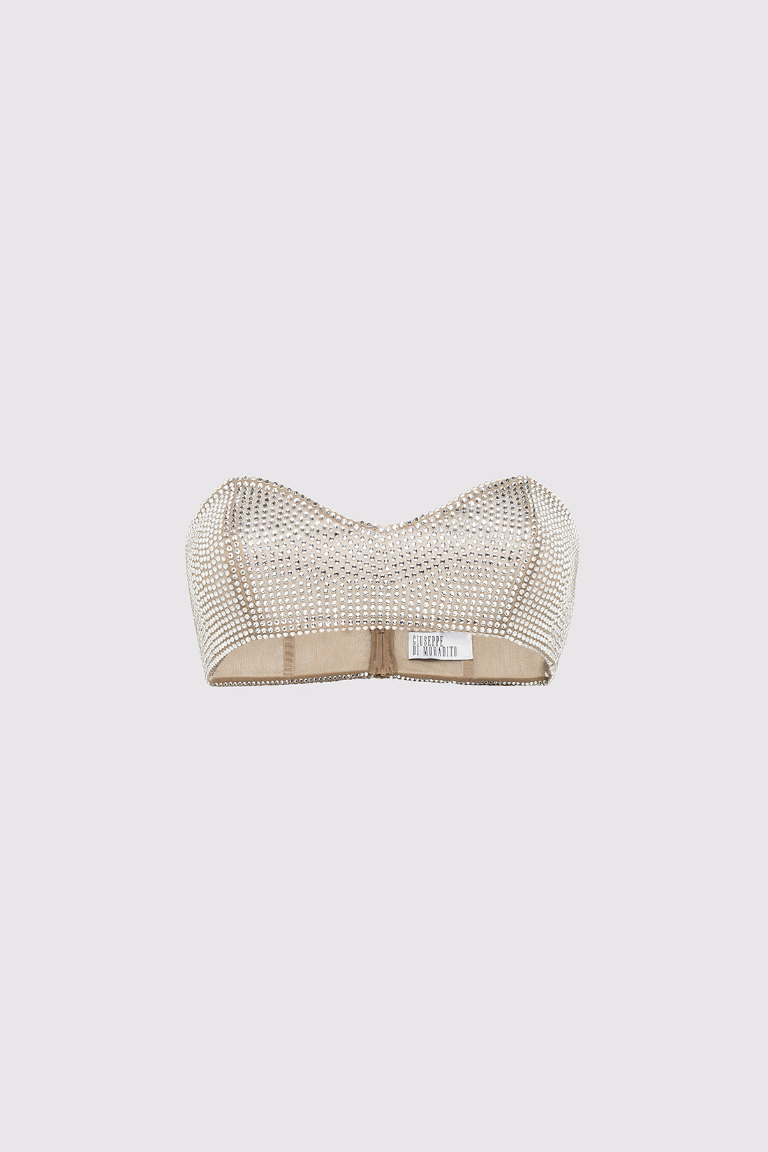 GIUSEPPE DI MORABITO: CRYSTAL-DECORATED BRA