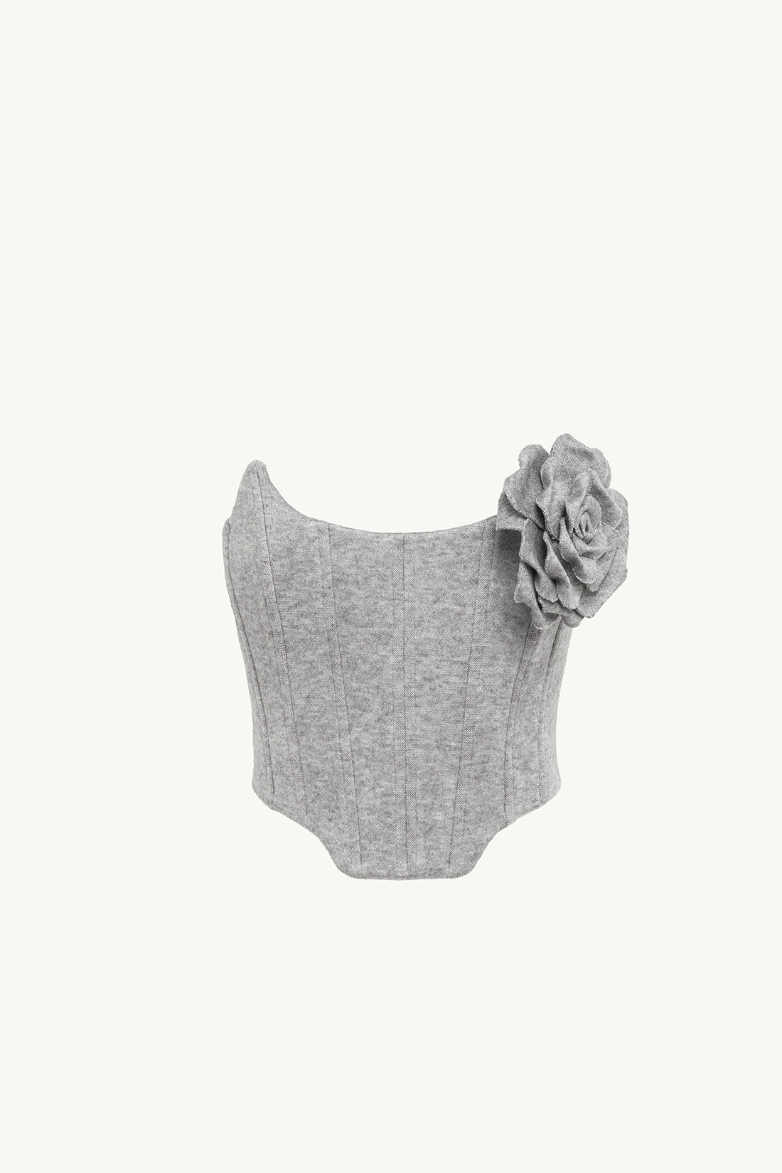 GIUSEPPE DI MORABITO: VICTORIAN-STYLE BUSTIER WITH EMBELLISHED BROOCH