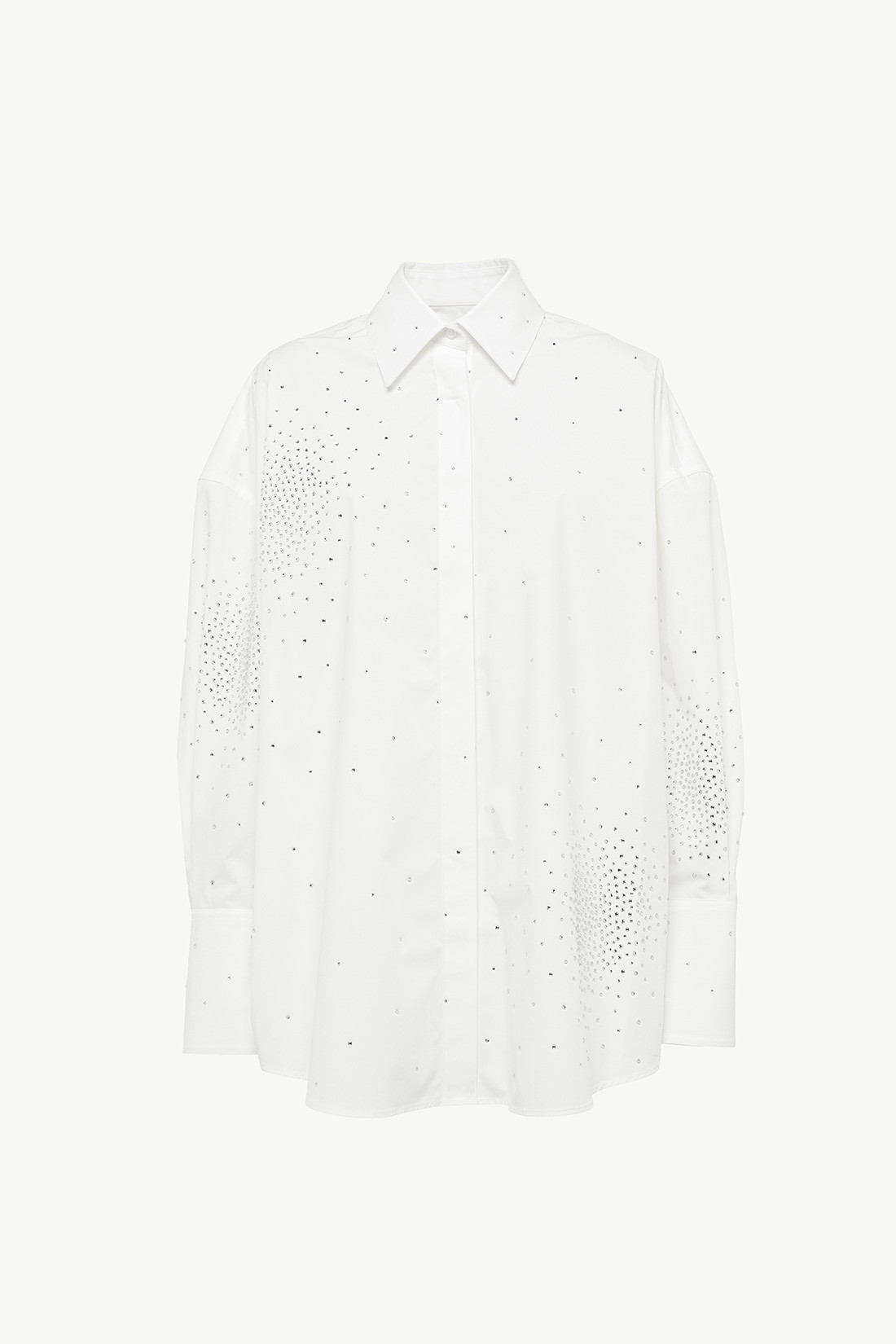 GIUSEPPE DI MORABITO: OVERSIZED SHIRT IN POPLIN