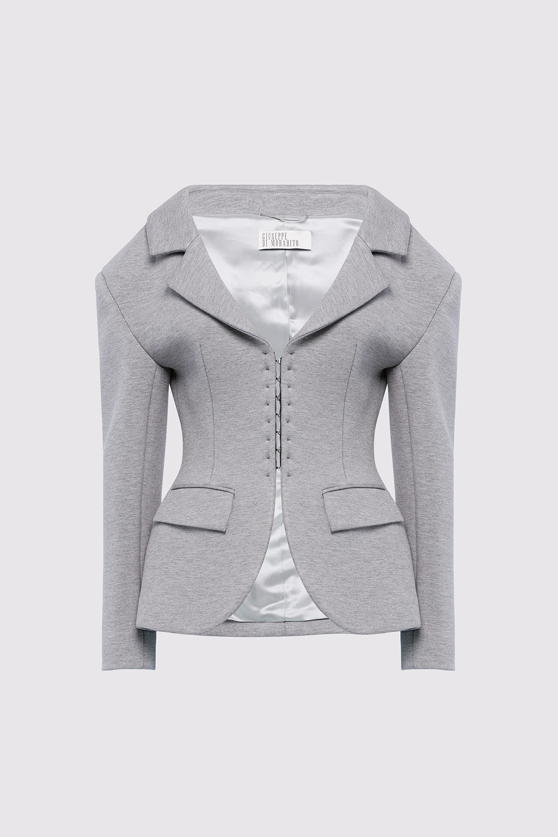 GIUSEPPE DI MORABITO: JACKET WITH SHOULDER CUTOUTS