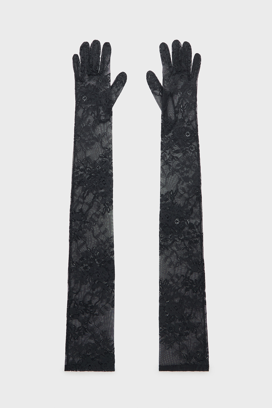GIUSEPPE DI MORABITO: GUANTI LUNGHI IN PIZZO LAVORATO