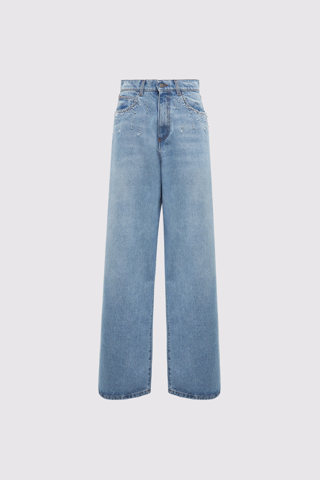 JEANS CINQUE TASCHE A VITA BASSA