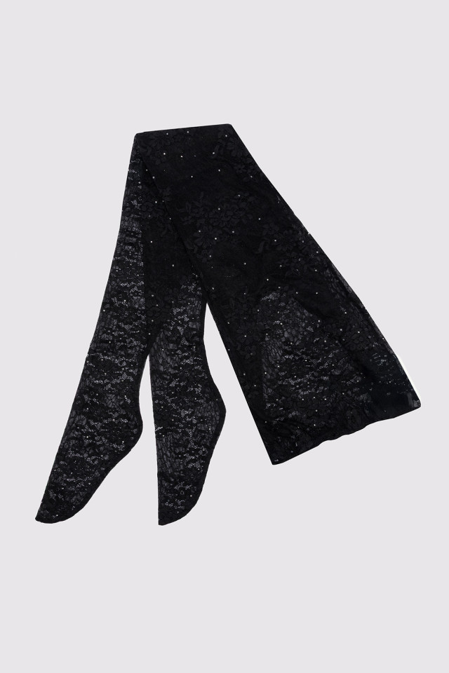 CROCHETED LACE LEGGINGS