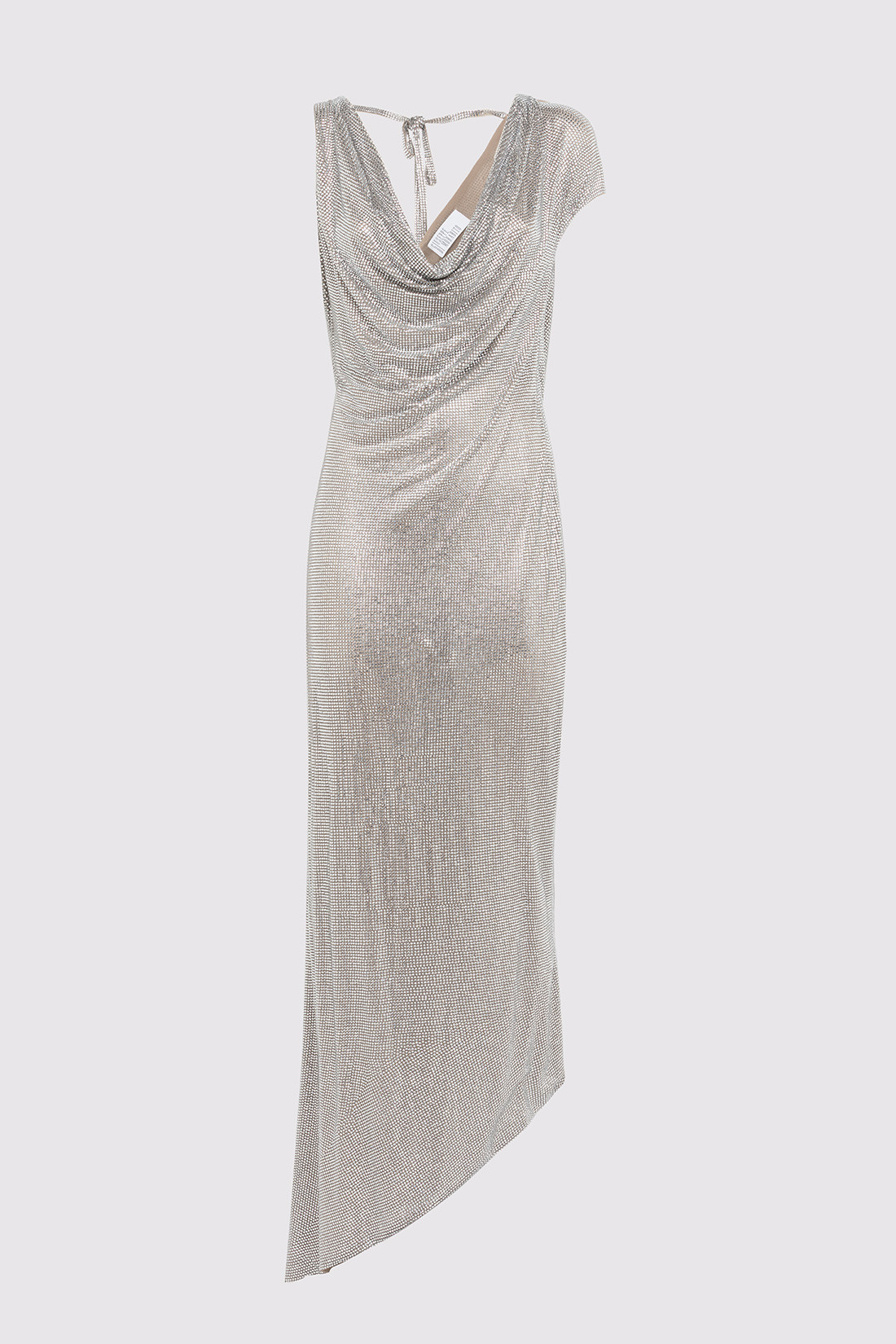 GIUSEPPE DI MORABITO: LONG CRYSTAL DRESS