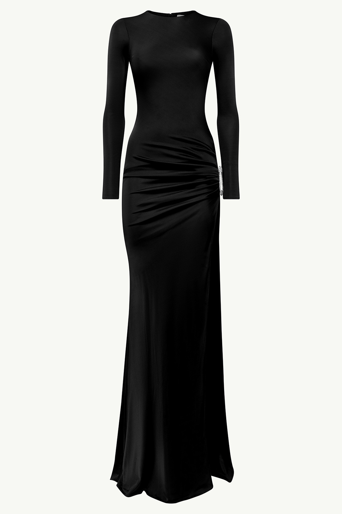 GIUSEPPE DI MORABITO: LONG DRESS IN SHINY JERSEY