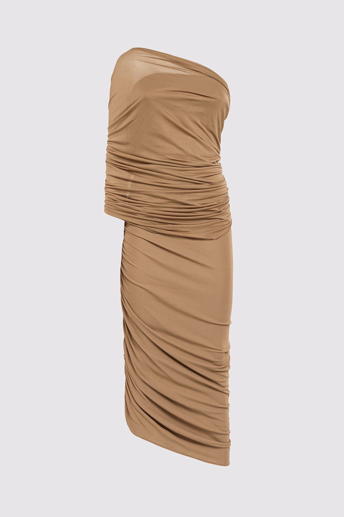 GIUSEPPE DI MORABITO: MIDI DRESS CON DRAPPO