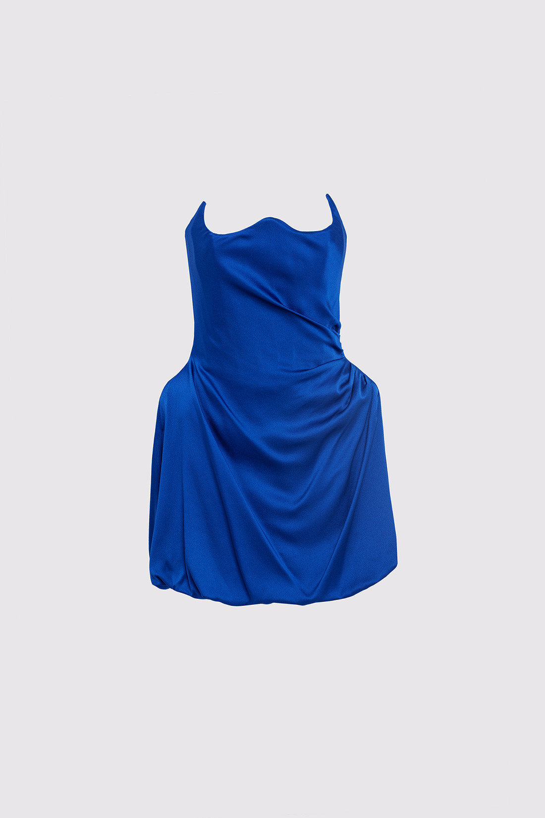 GIUSEPPE DI MORABITO: DRAPED MINI DRESS