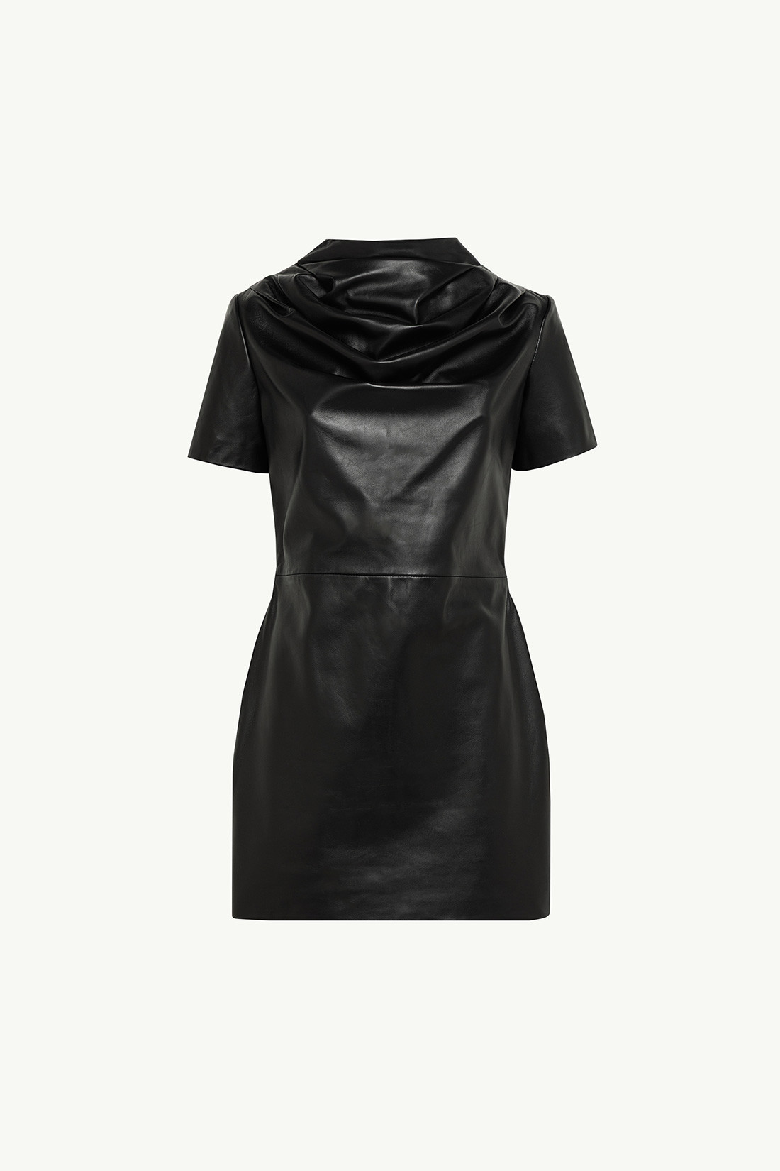 GIUSEPPE DI MORABITO: MINI DRESS IN NAPA LEATHER
