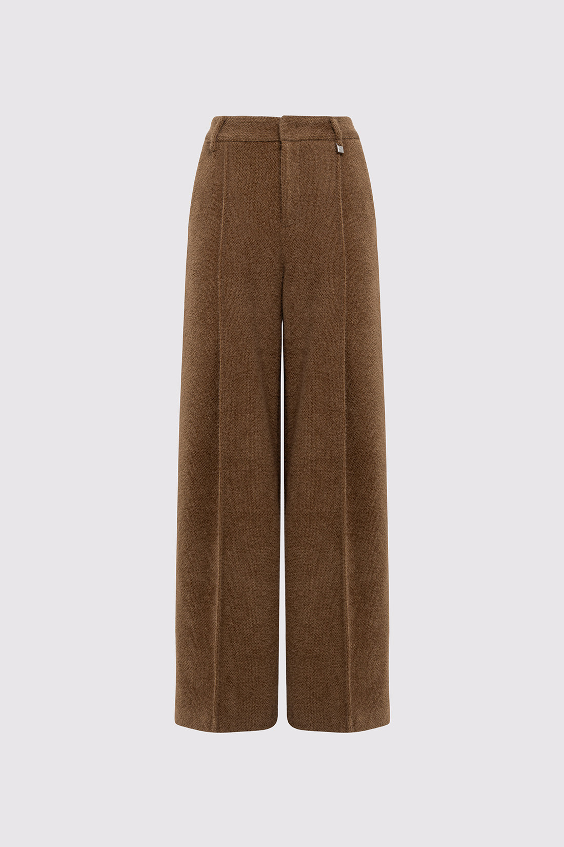 GIUSEPPE DI MORABITO: WIDE-LEG PANTS IN BOUCLE WOOL.