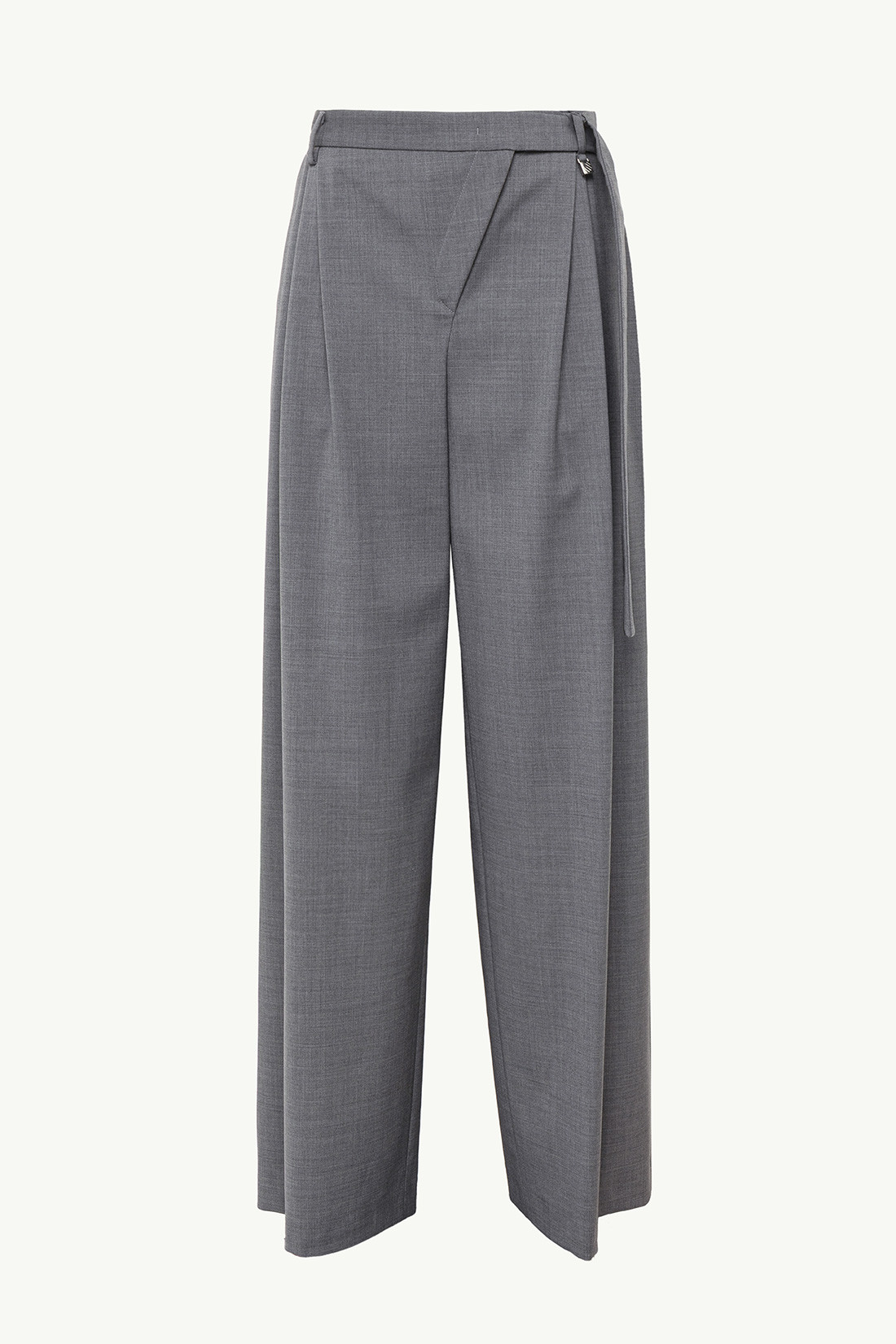 GIUSEPPE DI MORABITO: TAILORED PANTS IN WOOL CANVAS