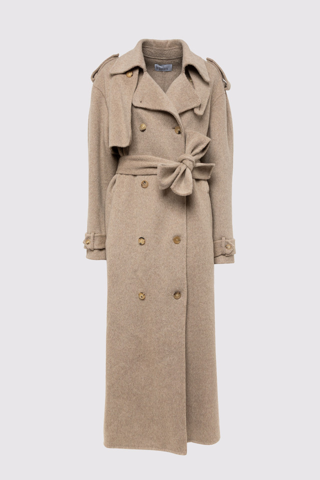 TRENCH COAT IN WOOL