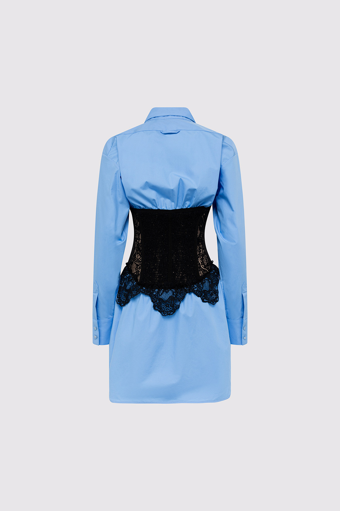 GIUSEPPE DI MORABITO: SHIRT DRESS WITH BUSTIER