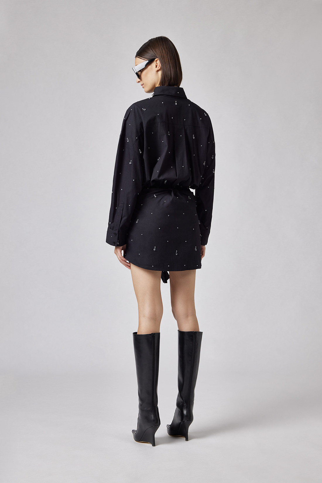 GIUSEPPE DI MORABITO: ABITO CAMICIA IN POPELINE 