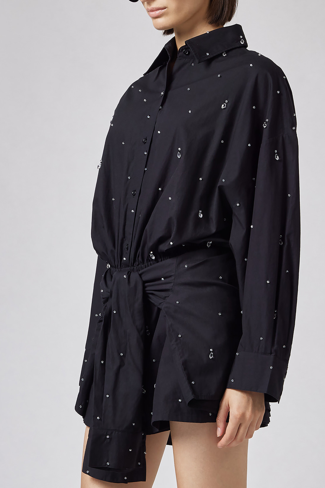 GIUSEPPE DI MORABITO: ABITO CAMICIA IN POPELINE 