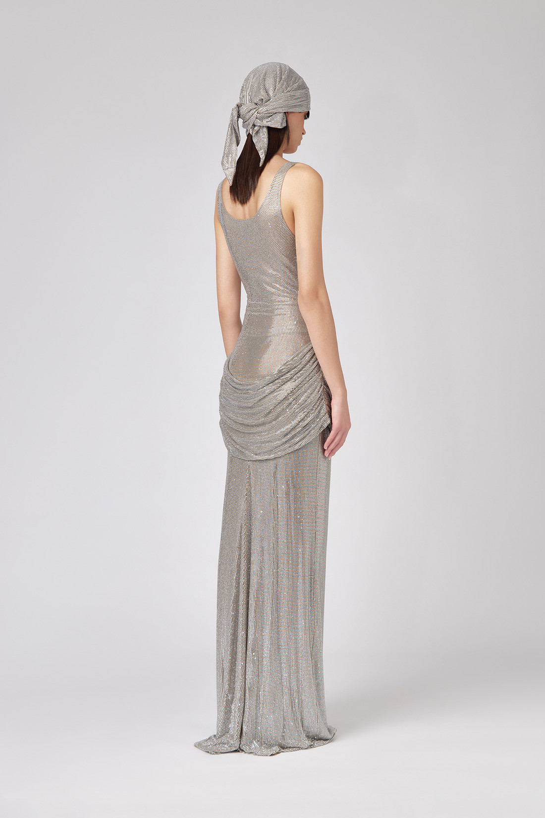 GIUSEPPE DI MORABITO: ABITO LUNGO CON STRASS