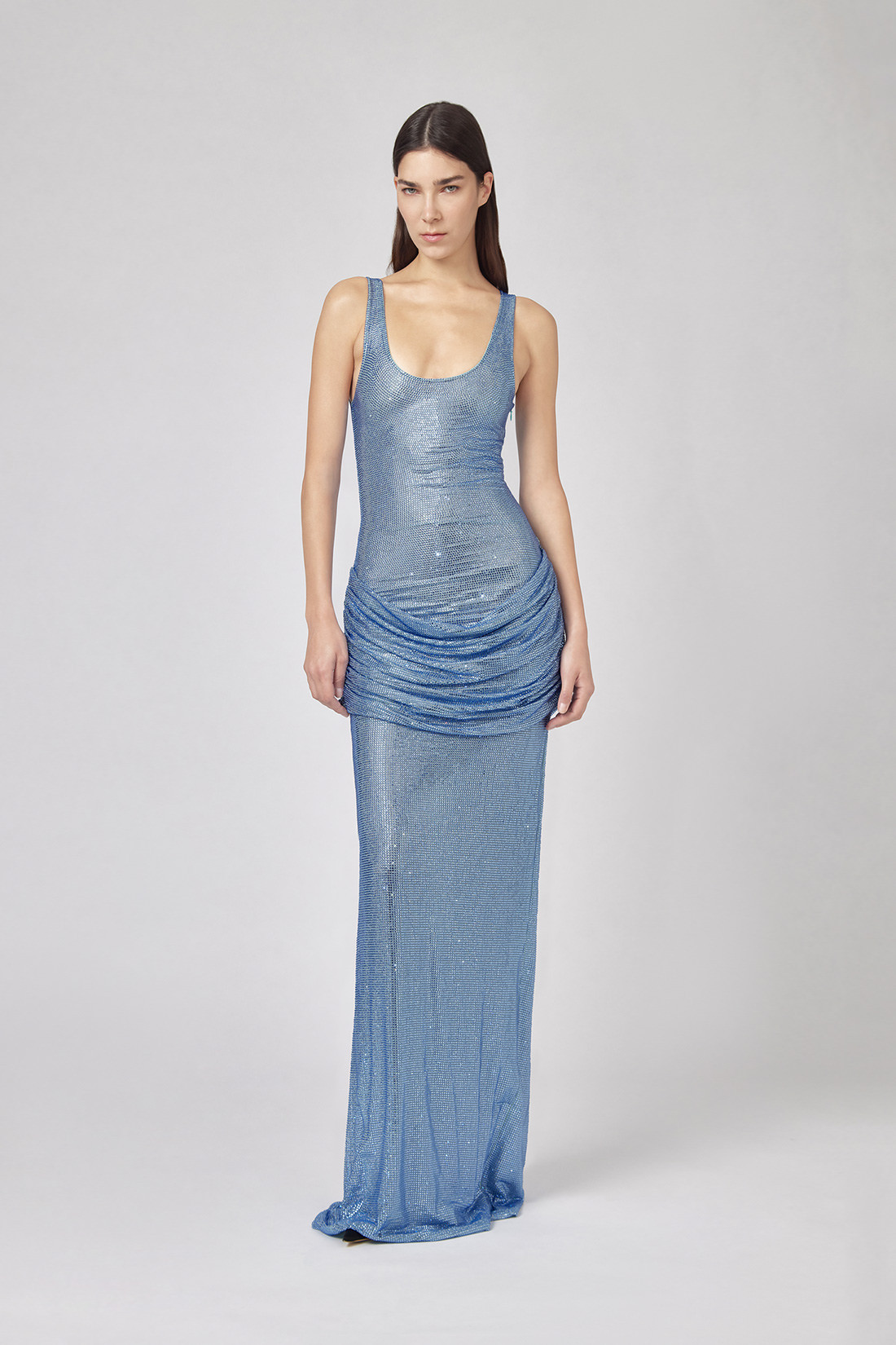 GIUSEPPE DI MORABITO: ABITO LUNGO CON STRASS