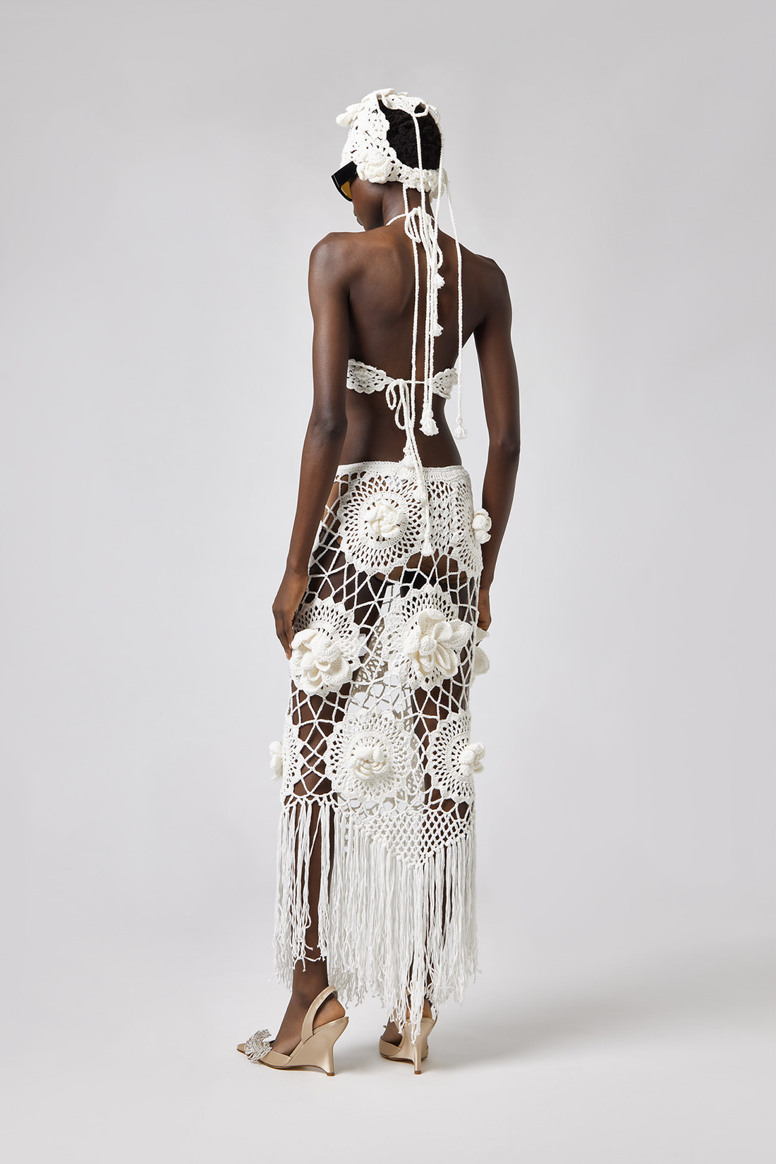 GIUSEPPE DI MORABITO: MACRAMÉ DRESS