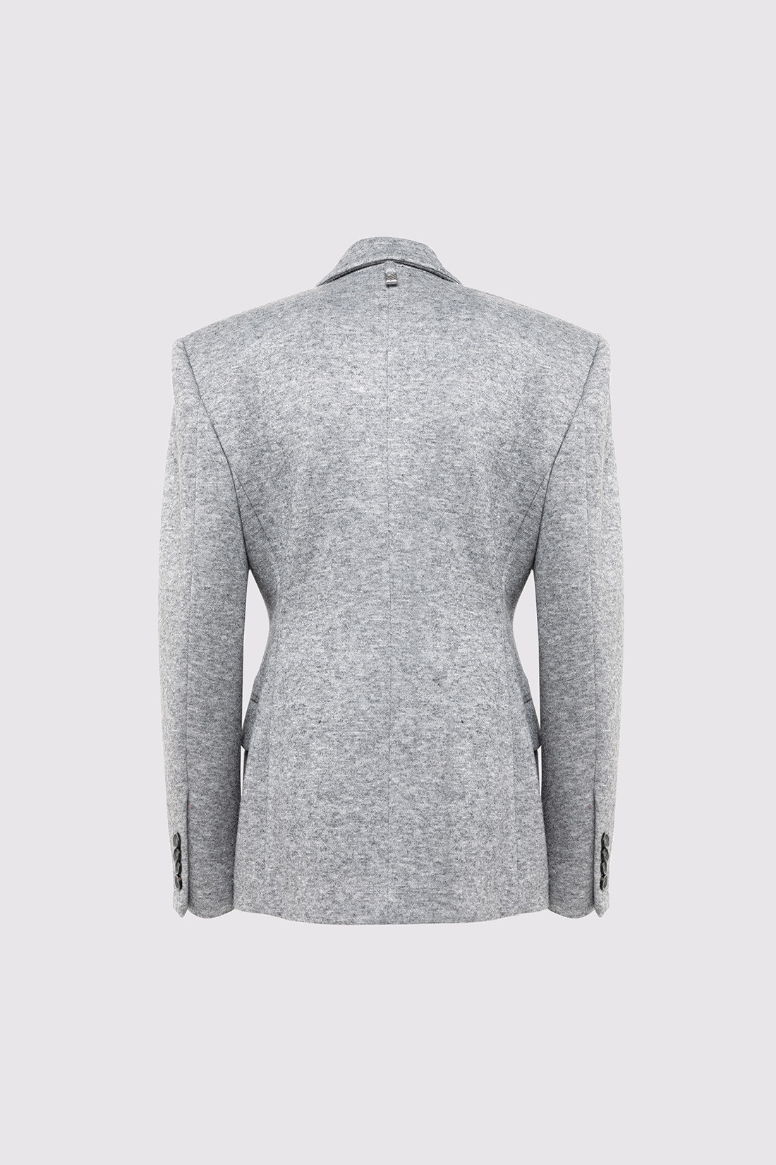 GIUSEPPE DI MORABITO: DOUBLE-BREASTED BLAZER WITH DECORATIVE PIN