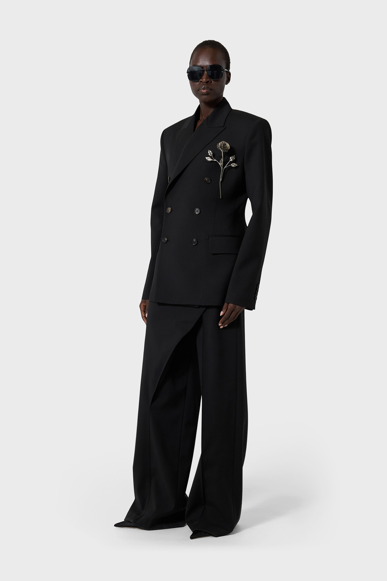 Double-breasted Wool Blazer