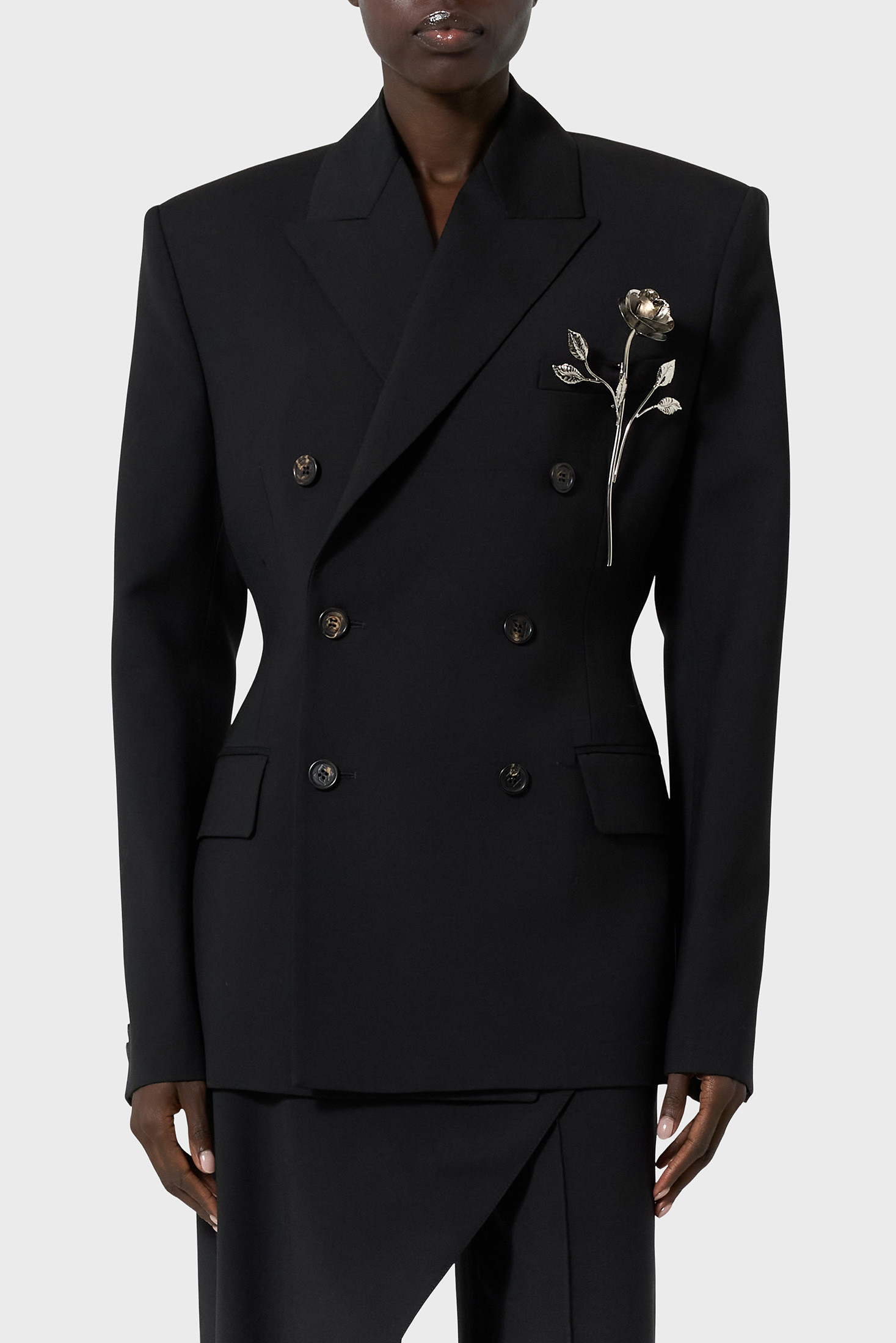 Double-breasted Wool Blazer