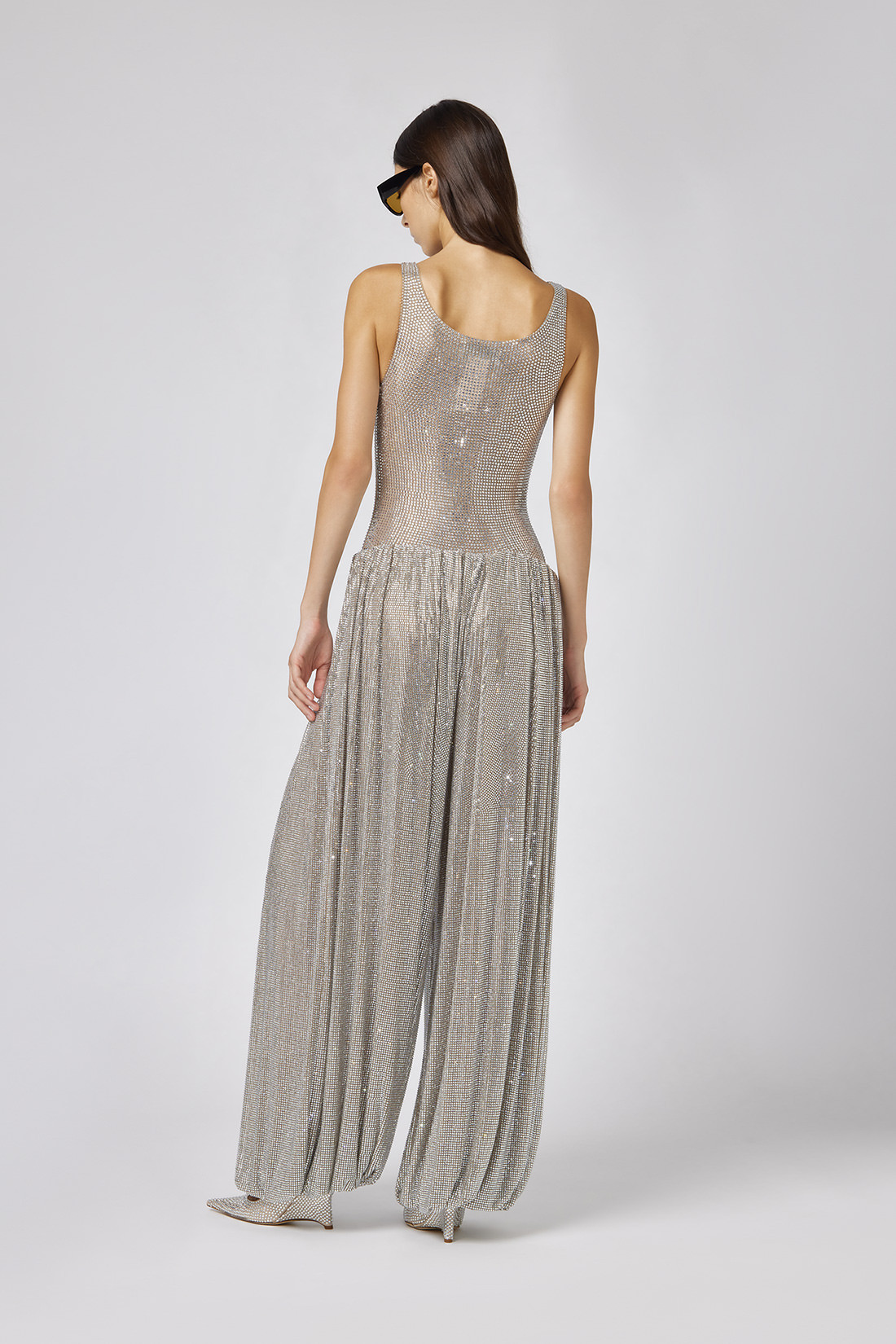 GIUSEPPE DI MORABITO: CRYSTAL-DECORATED BODYSUIT