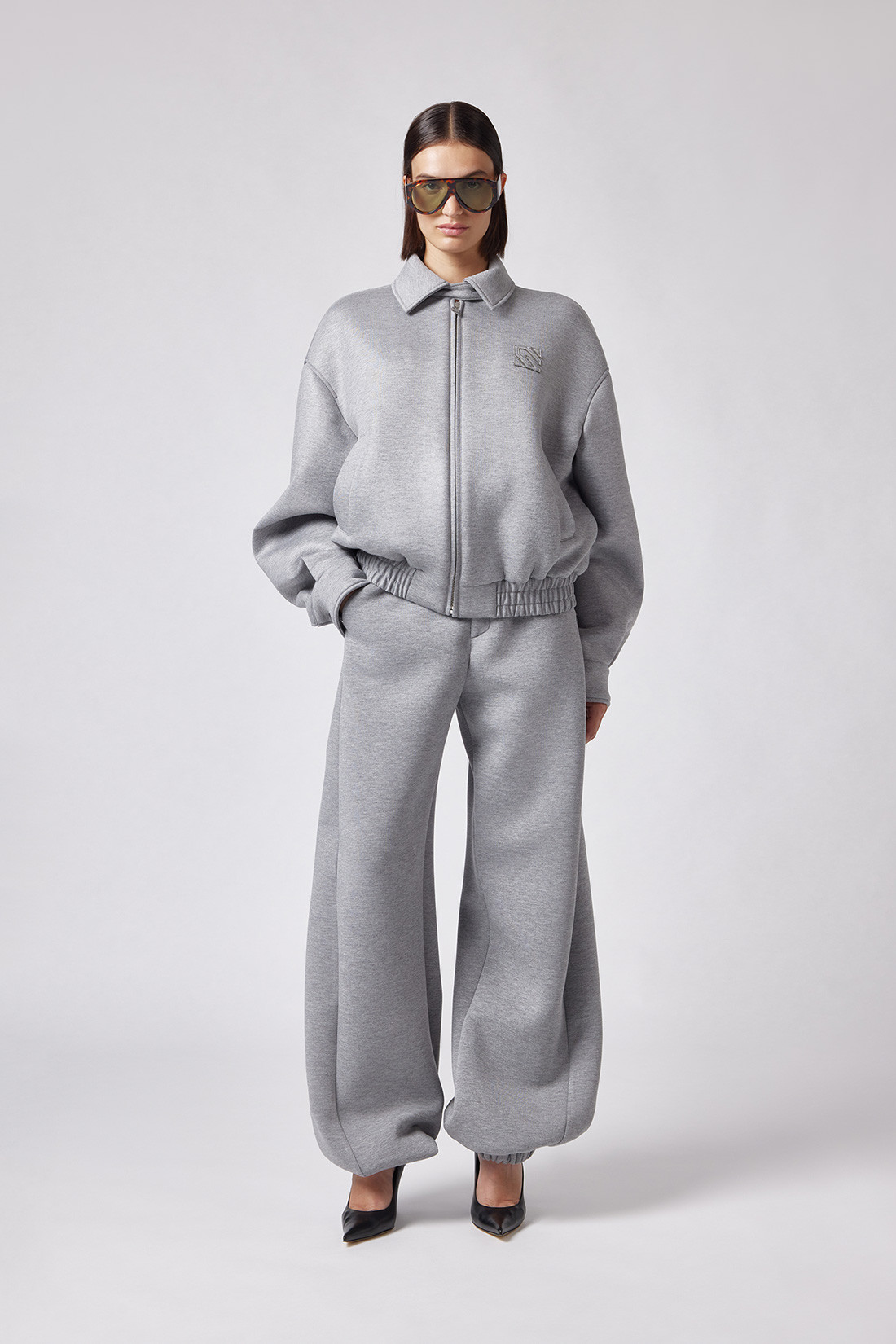 GIUSEPPE DI MORABITO: FLEECE BOMBER JACKET