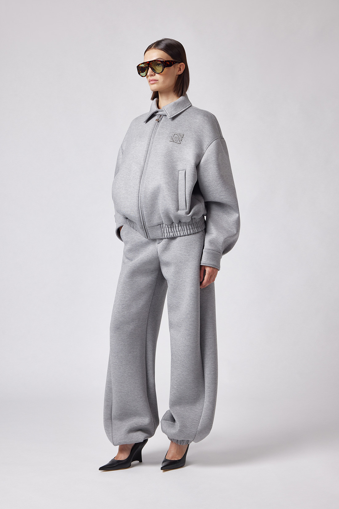 GIUSEPPE DI MORABITO: FLEECE BOMBER JACKET