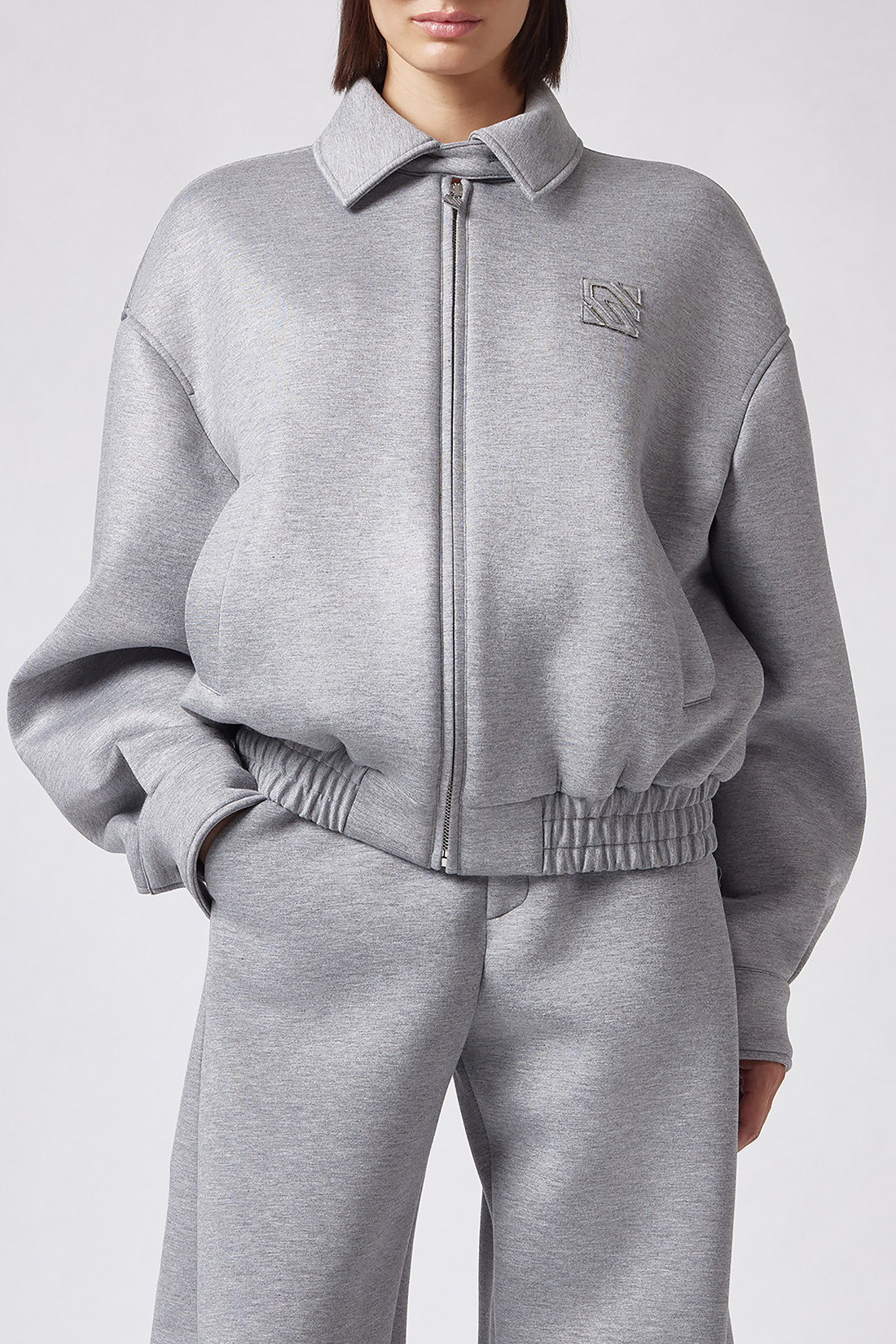 GIUSEPPE DI MORABITO: FLEECE BOMBER JACKET