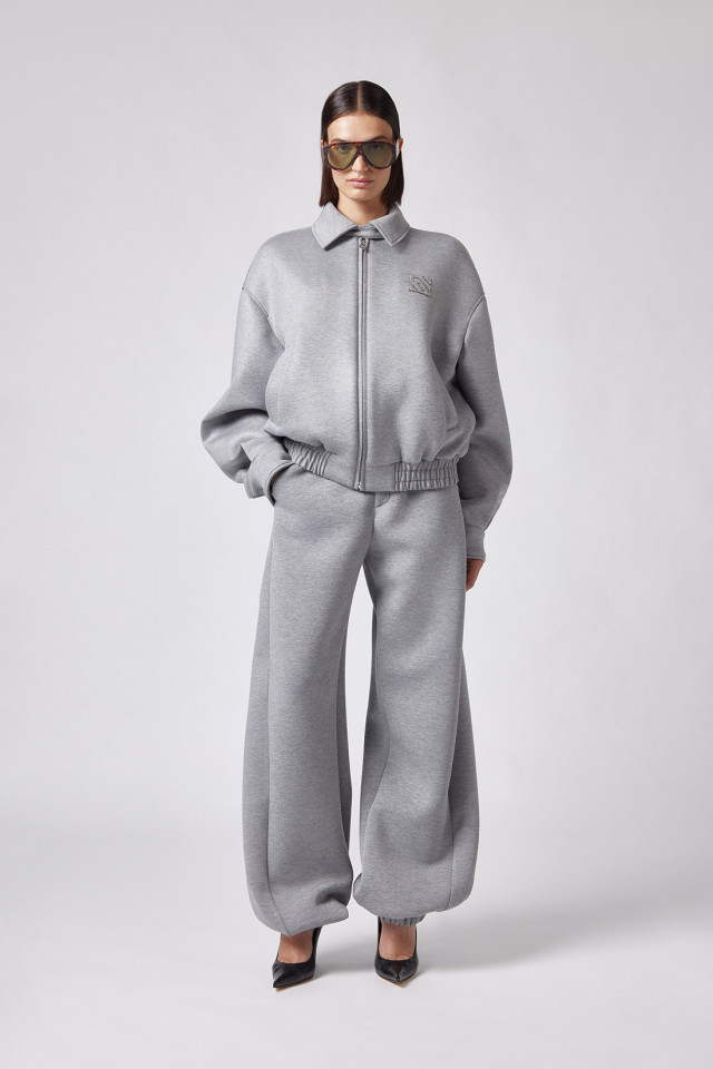 FLEECE BOMBER JACKET