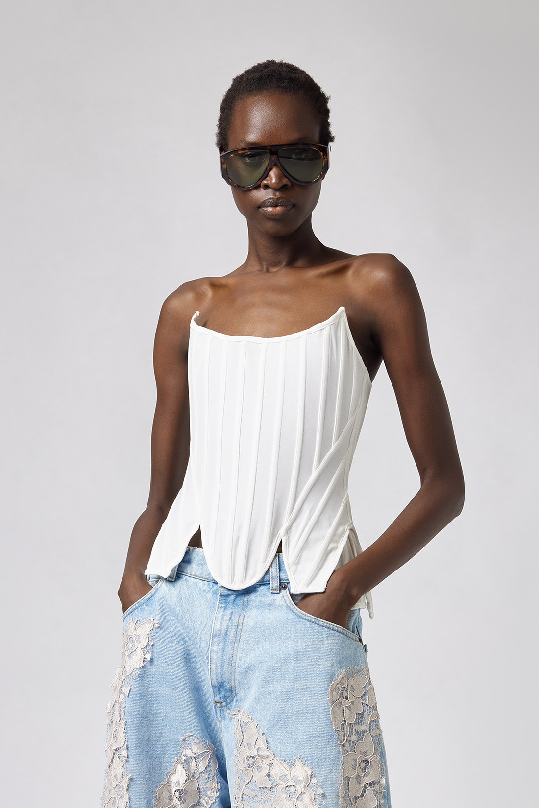 GIUSEPPE DI MORABITO: SILK BUSTIER
