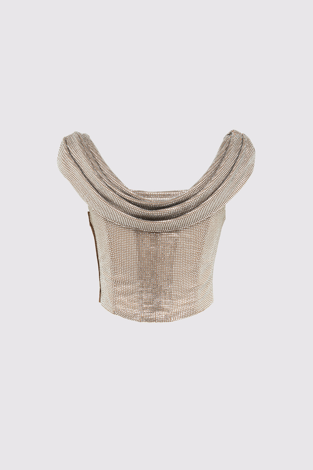 GIUSEPPE DI MORABITO: BUSTIER STUDDED WITH CRYSTALS<
