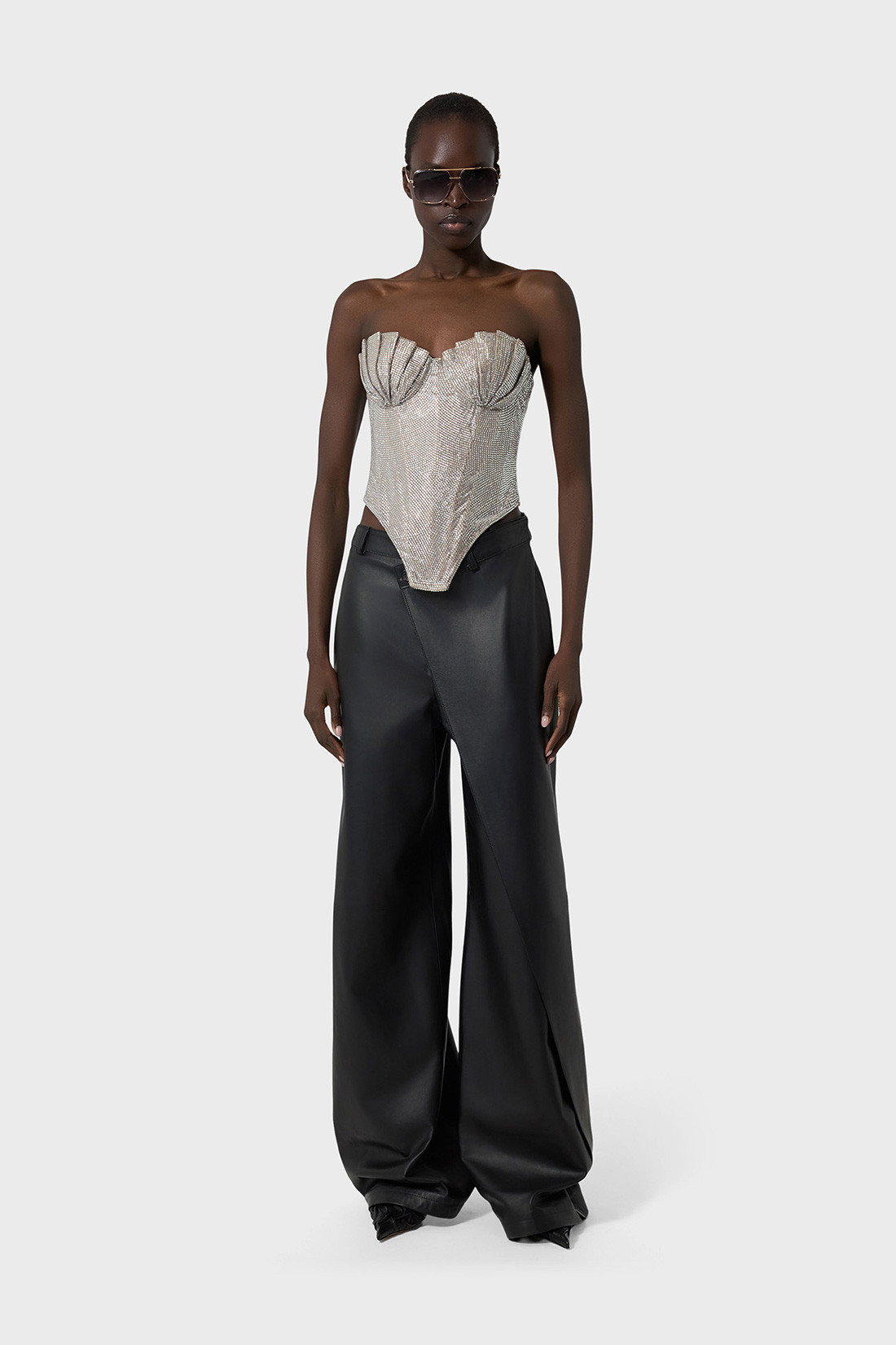 GIUSEPPE DI MORABITO: CRYSTAL-STUDDED BUSTIER