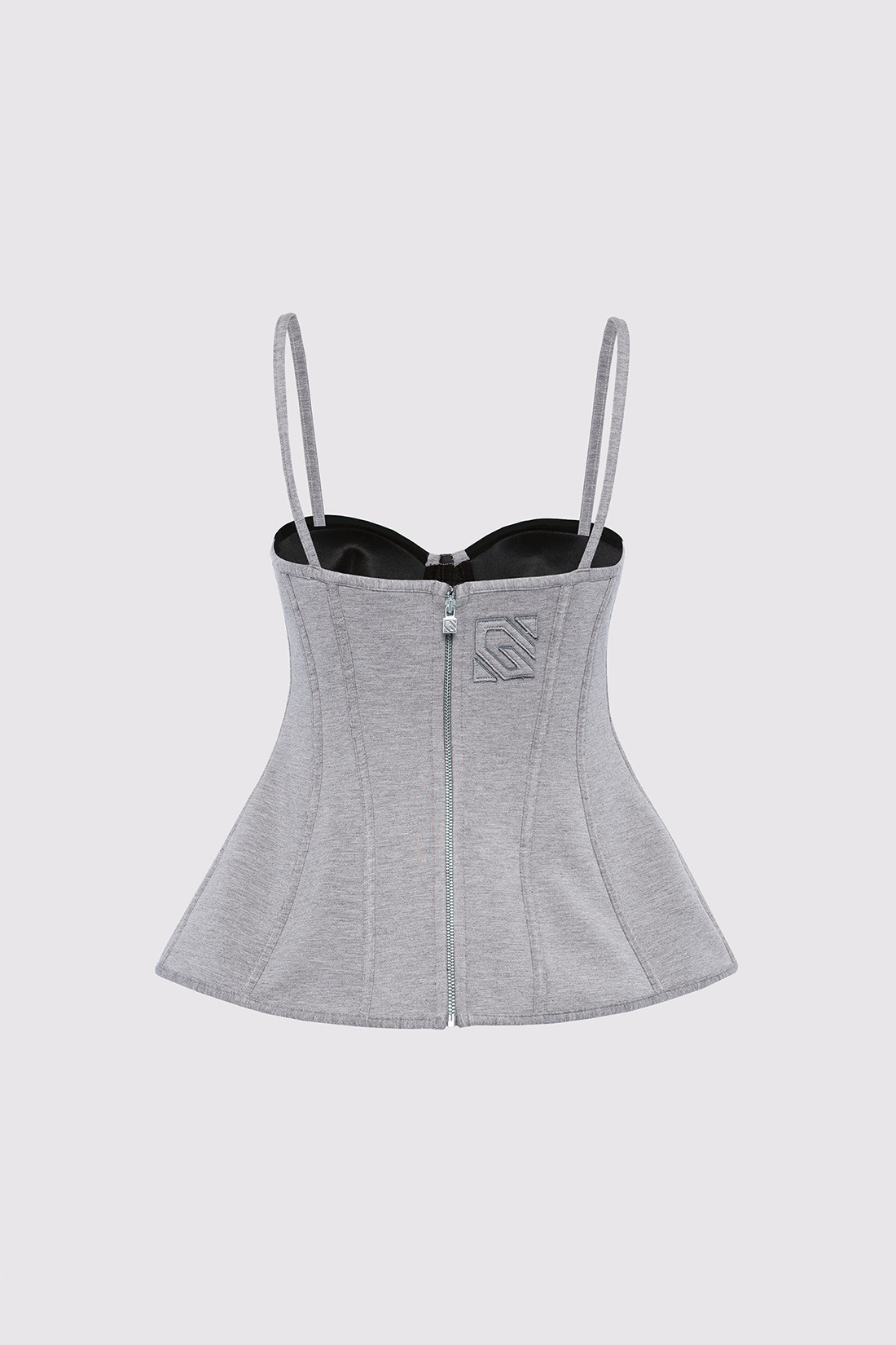 GIUSEPPE DI MORABITO: STRUCTURED BUSTIER IN FLEECE