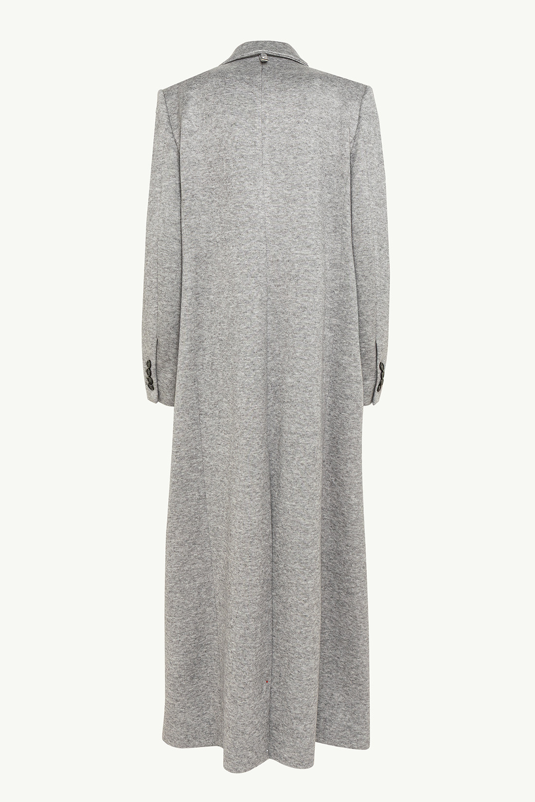 GIUSEPPE DI MORABITO: DOUBLE-BREASTED COAT WITH DECORATIVE PIN