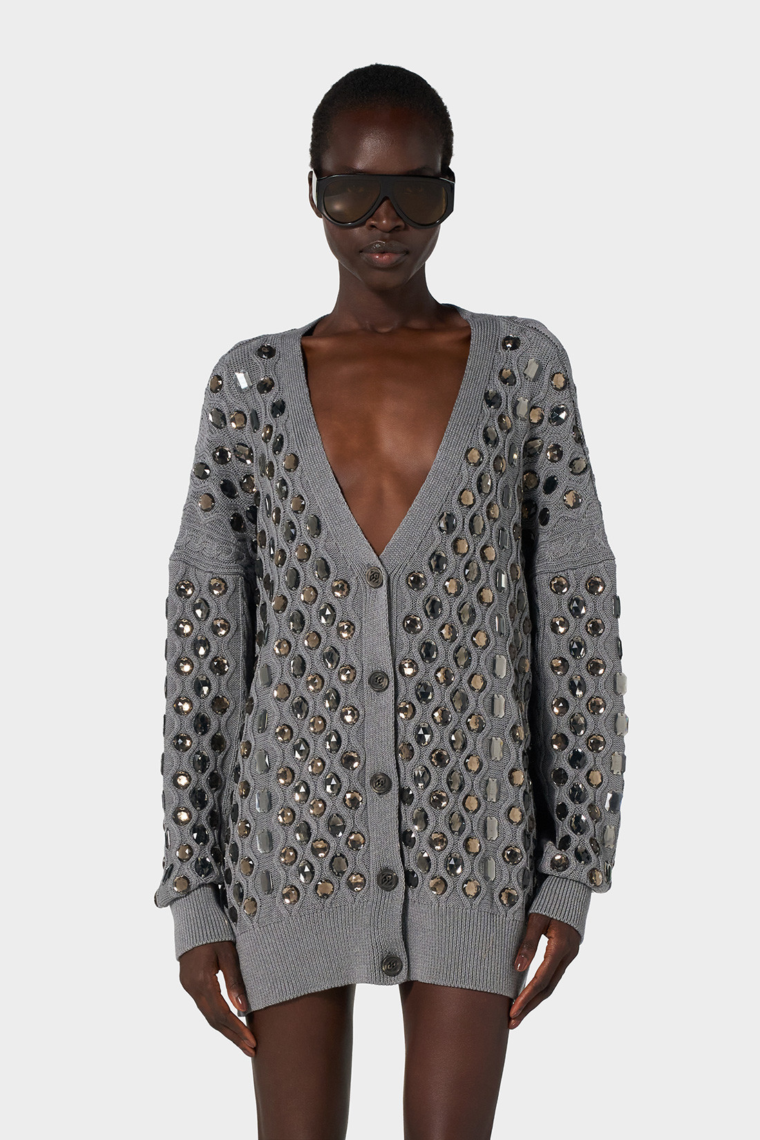 GIUSEPPE DI MORABITO: KNIT CARDIGAN