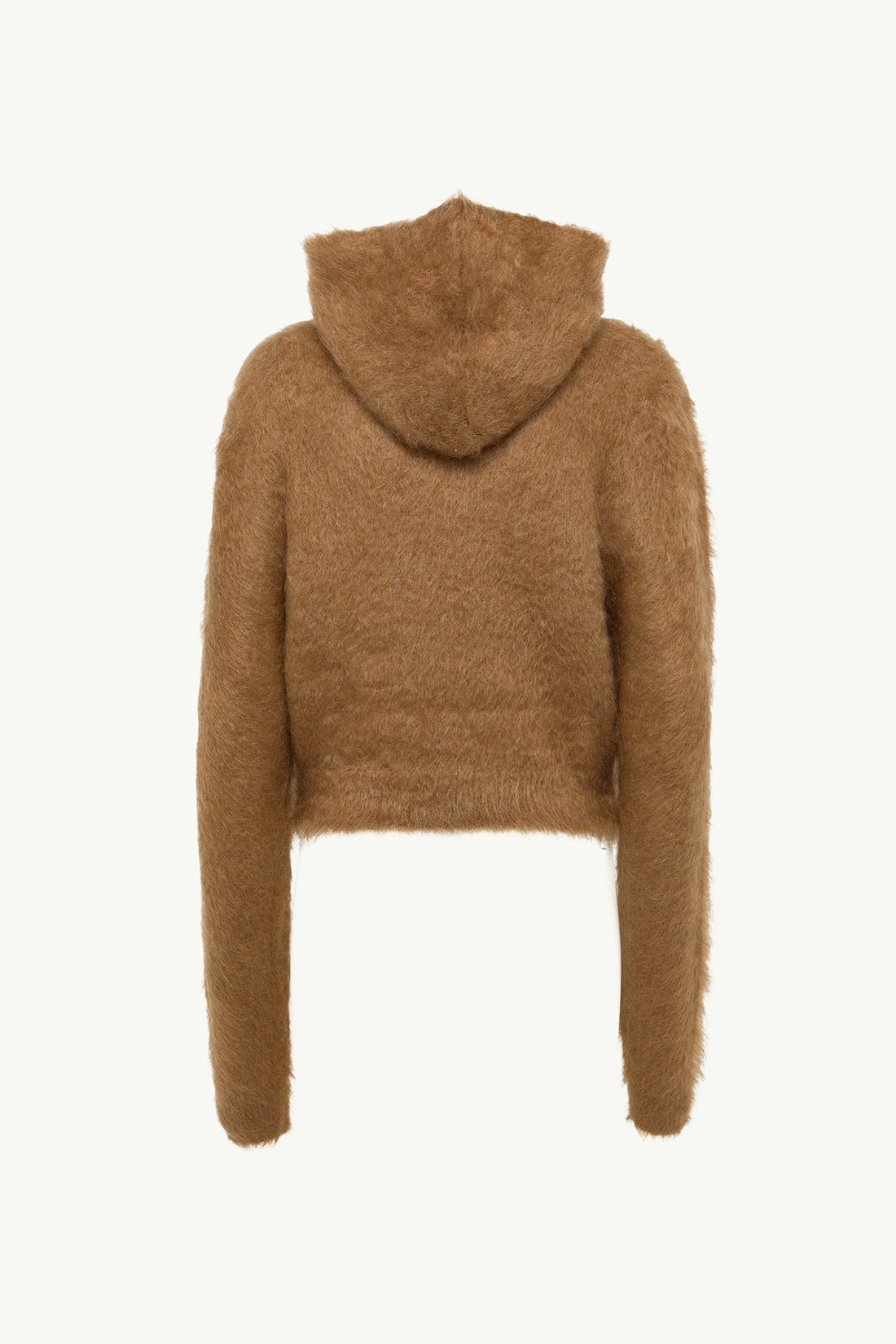 GIUSEPPE DI MORABITO: HOODED SWEATSHIRT IN MOHAIR