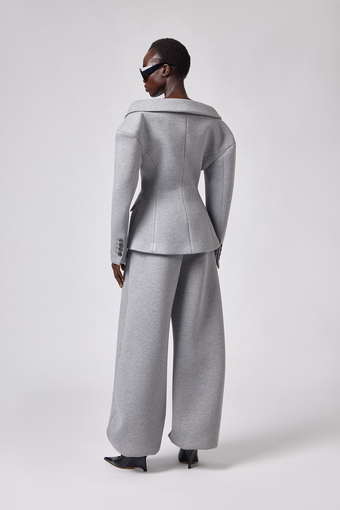 GIUSEPPE DI MORABITO: JACKET WITH SHOULDER CUTOUTS