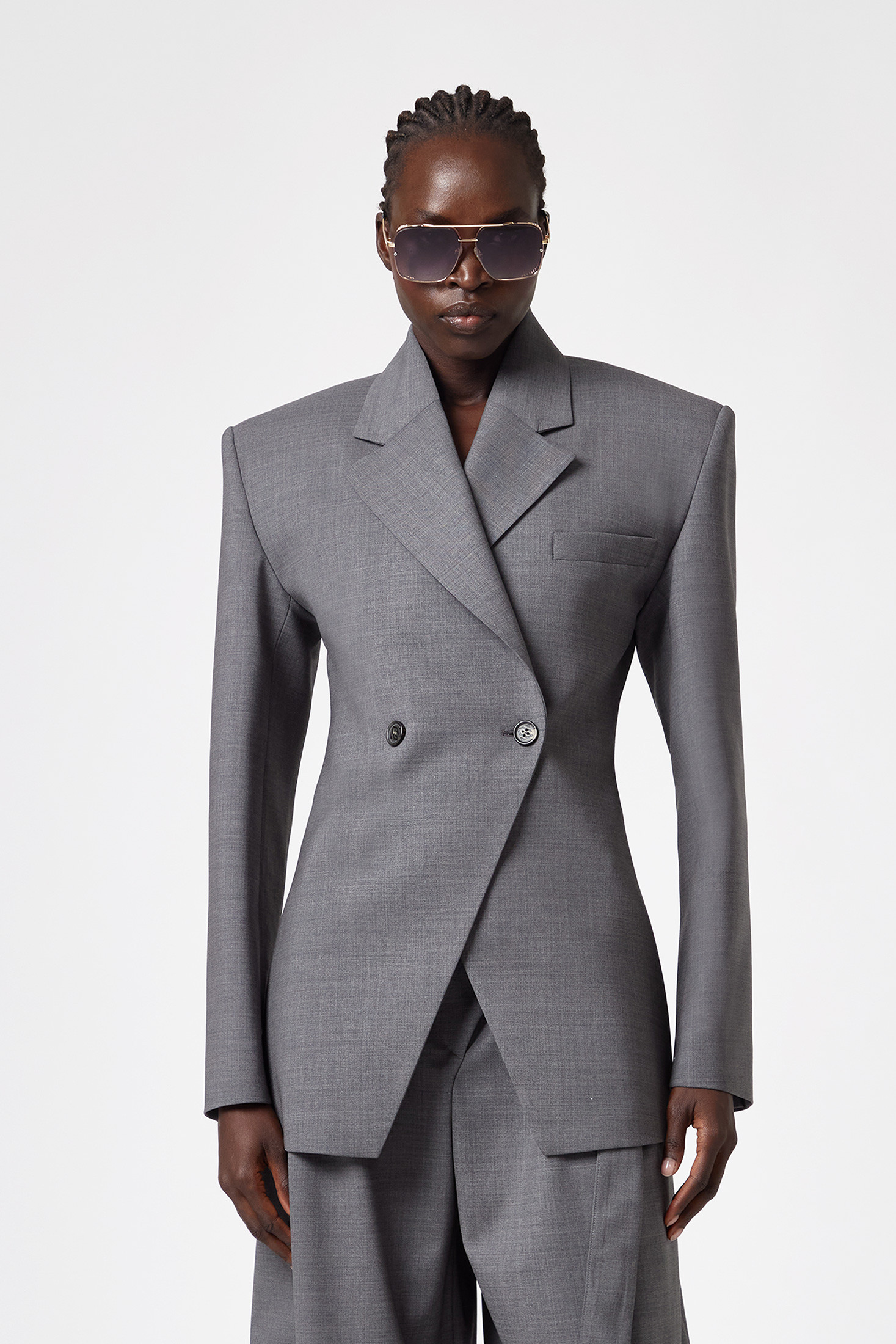 Giuseppe Di Morabito Women's Blazers - Gray - Formal Jackets