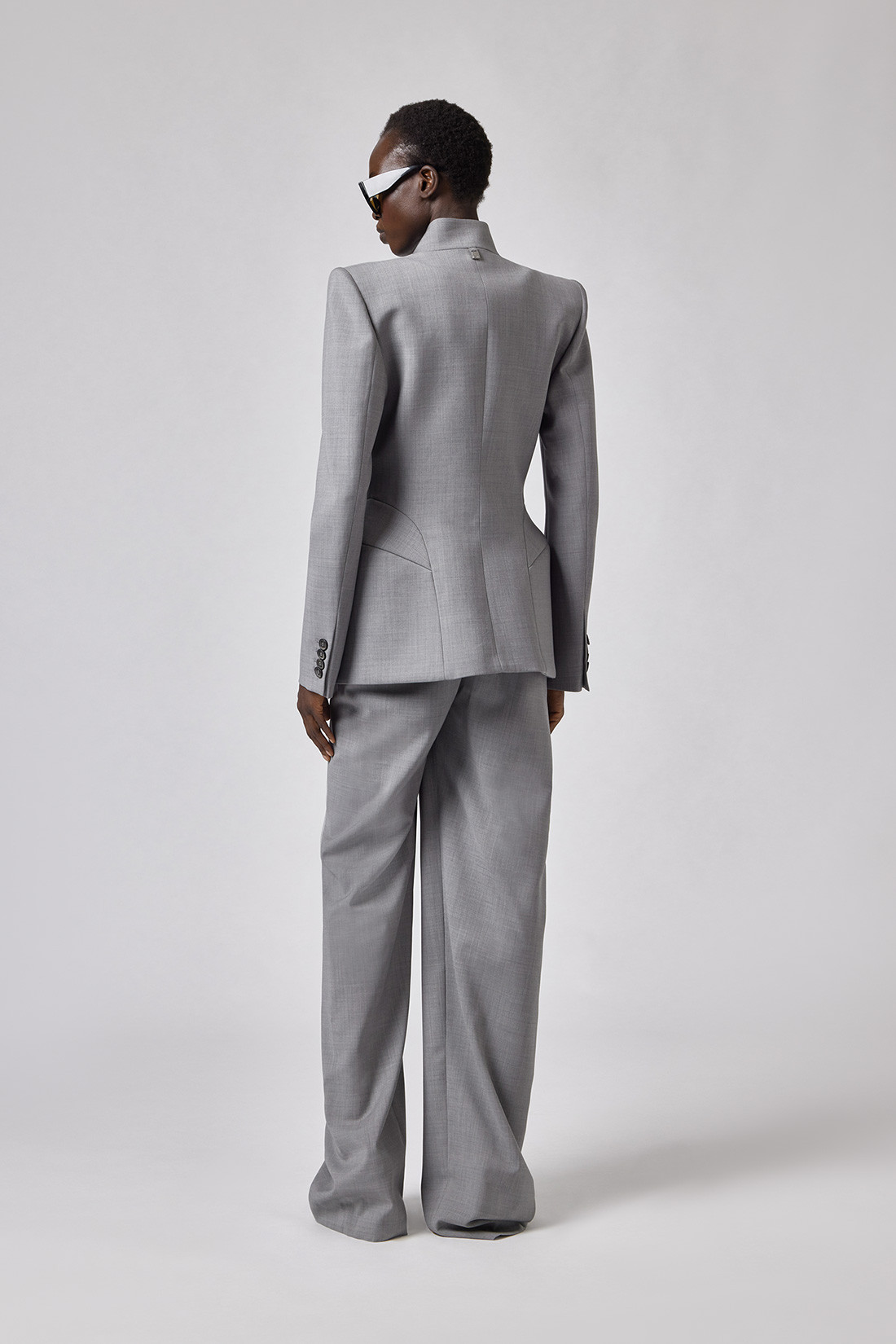 GIUSEPPE DI MORABITO: FITTED DOUBLE-BREASTED JACKET