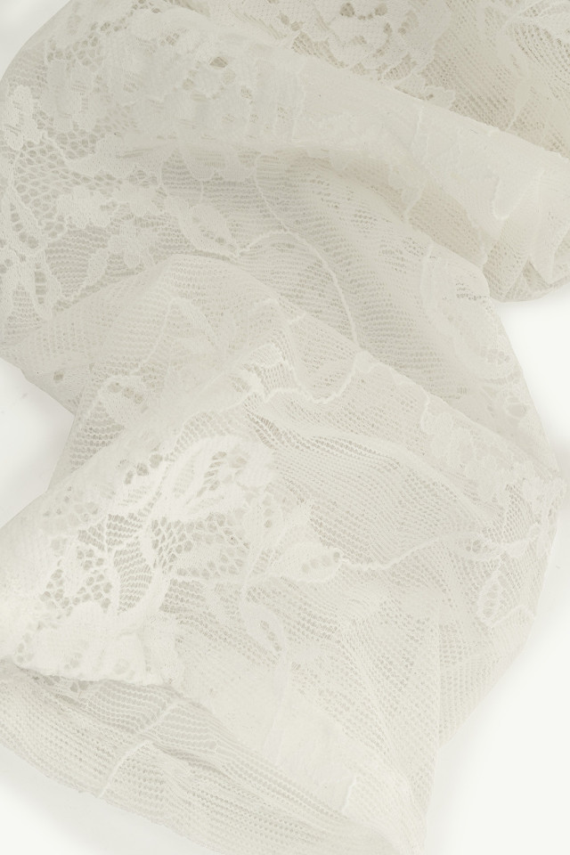 LONG GLOVES IN WORKED LACE