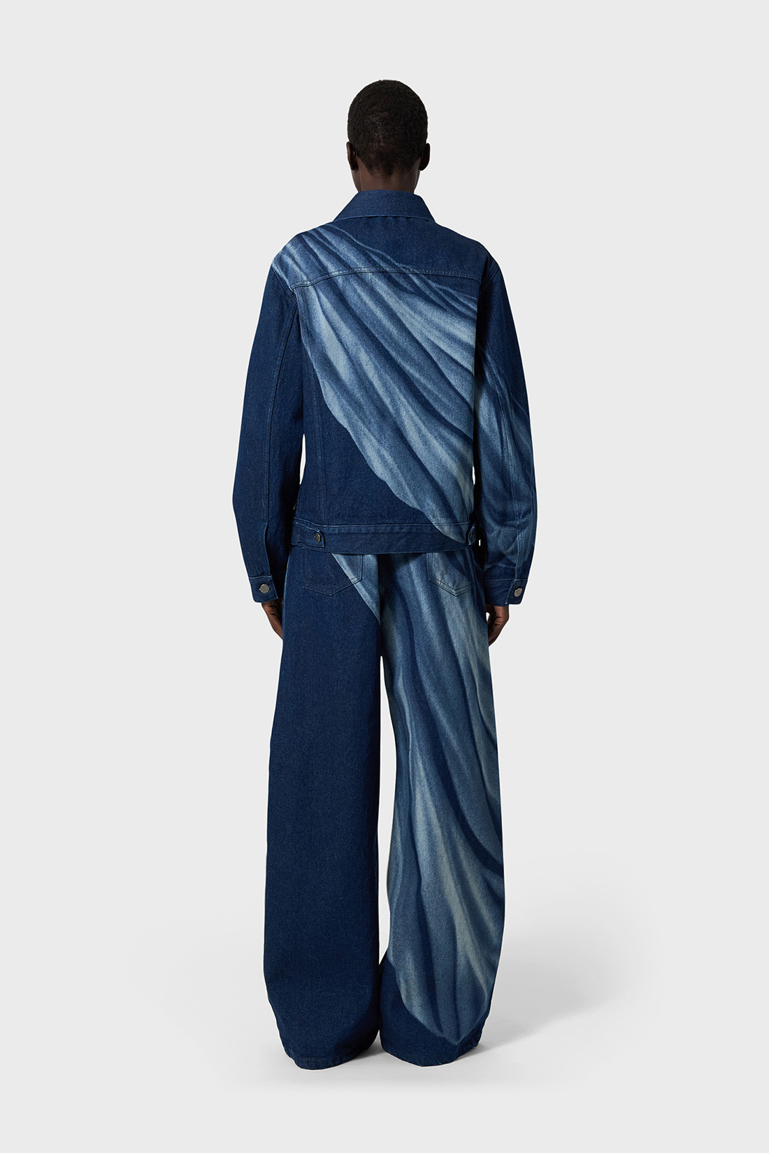 GIUSEPPE DI MORABITO: JEANS IN COTTON WITH PRINT