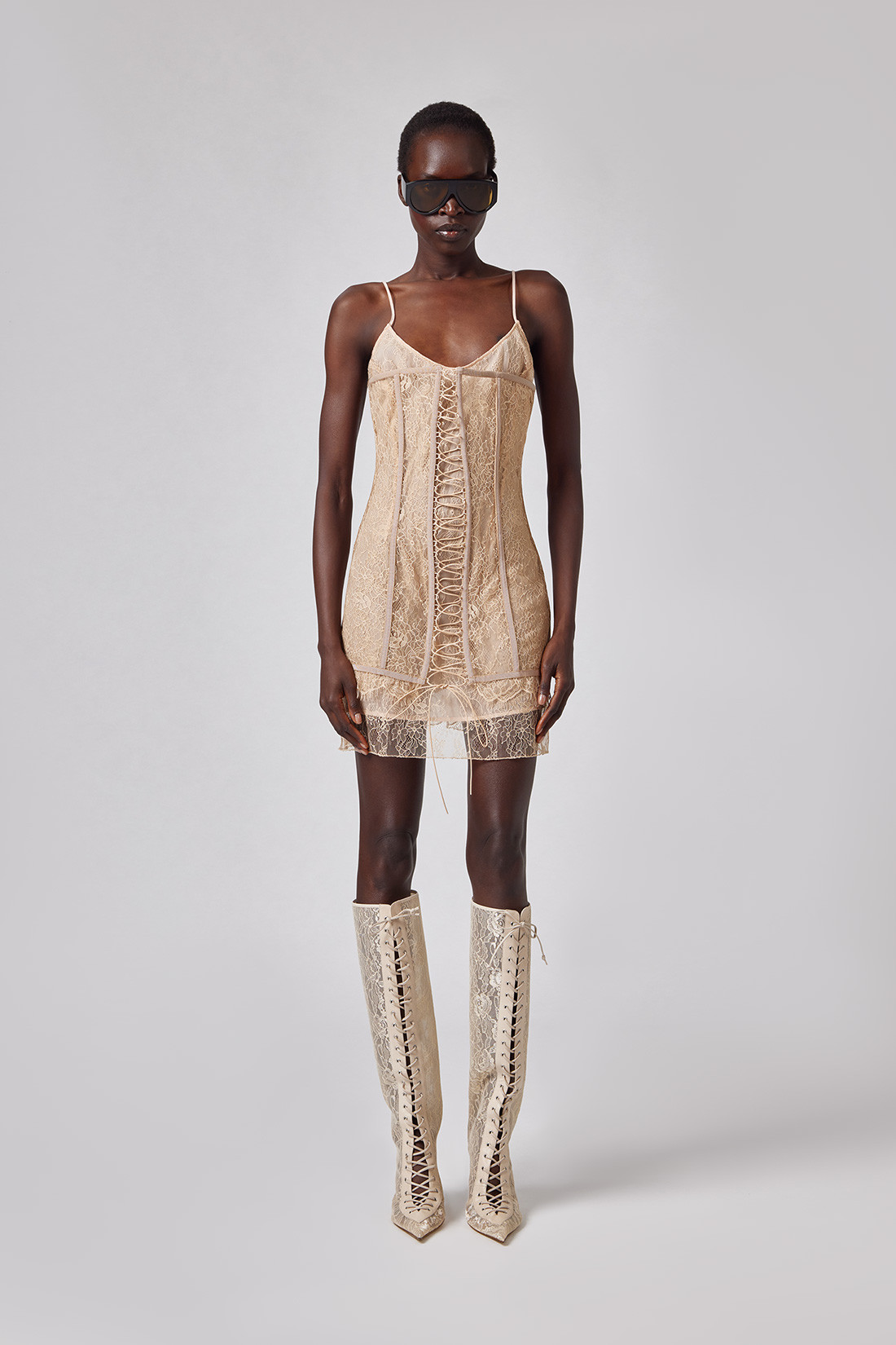 GIUSEPPE DI MORABITO: LACE DRESS