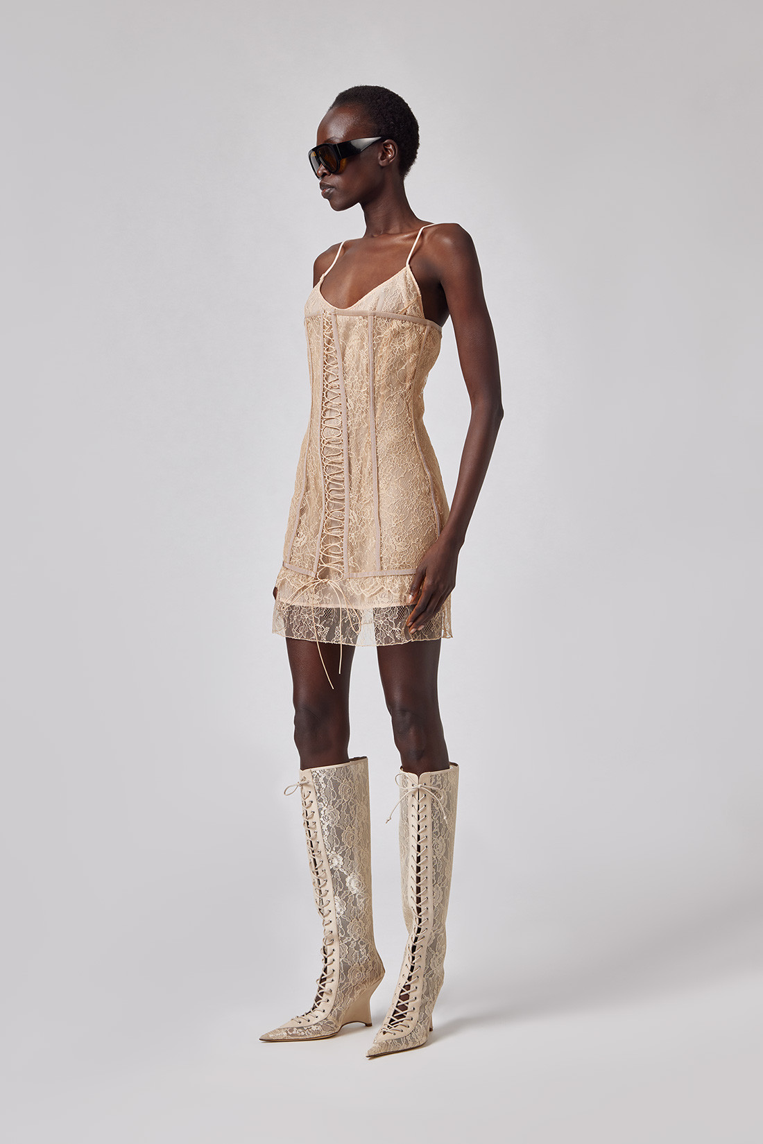 GIUSEPPE DI MORABITO: LACE DRESS