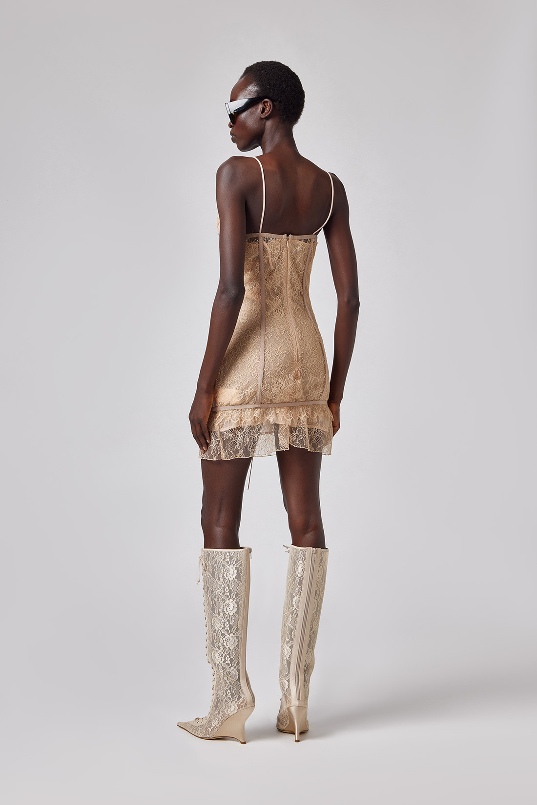 GIUSEPPE DI MORABITO: LACE DRESS