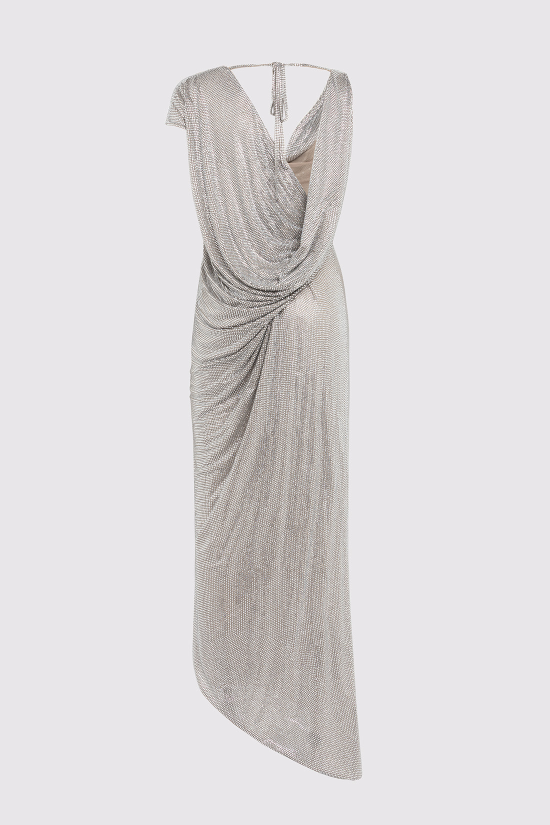 GIUSEPPE DI MORABITO: LONG CRYSTAL DRESS
